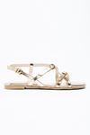 152-1110 Platinum Multi Stone Flip Flop Sandals